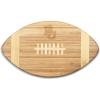 Toscana – A Picnic Time Brand Touchdown Football Cutting Board & Serving Tray Cheese Boards, One Size, Bamboo