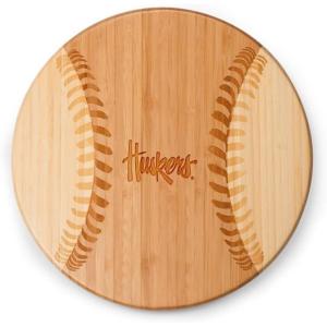 PICNIC TIME NCAA Arizona Wildcats Homerun! Bamboo Cutting Board with Team Logo(Nebraska Cornhuskers)