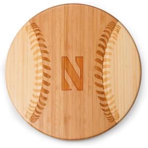 PICNIC TIME NCAA Arizona Wildcats Homerun! Bamboo Cutting Board with Team Logo(Northwestern Wildcats)