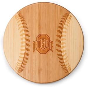PICNIC TIME NCAA Arizona Wildcats Homerun! Bamboo Cutting Board with Team Logo(Ohio State Buckeyes)