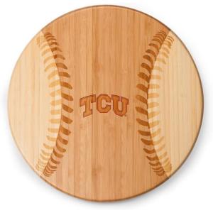 PICNIC TIME NCAA Arizona Wildcats Homerun! Bamboo Cutting Board with Team Logo(TCU Horned Frogs)
