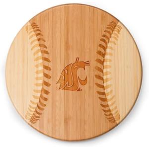 PICNIC TIME NCAA Arizona Wildcats Homerun! Bamboo Cutting Board with Team Logo(Washington State Cougars)