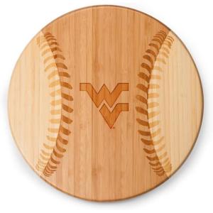 PICNIC TIME NCAA Arizona Wildcats Homerun! Bamboo Cutting Board with Team Logo(West Virginia Mountaineers)