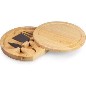 Toscana – A Picnic Time Brand Brie Cutting Board & Tools Set Cheese Boards, One Size, Rubberwood