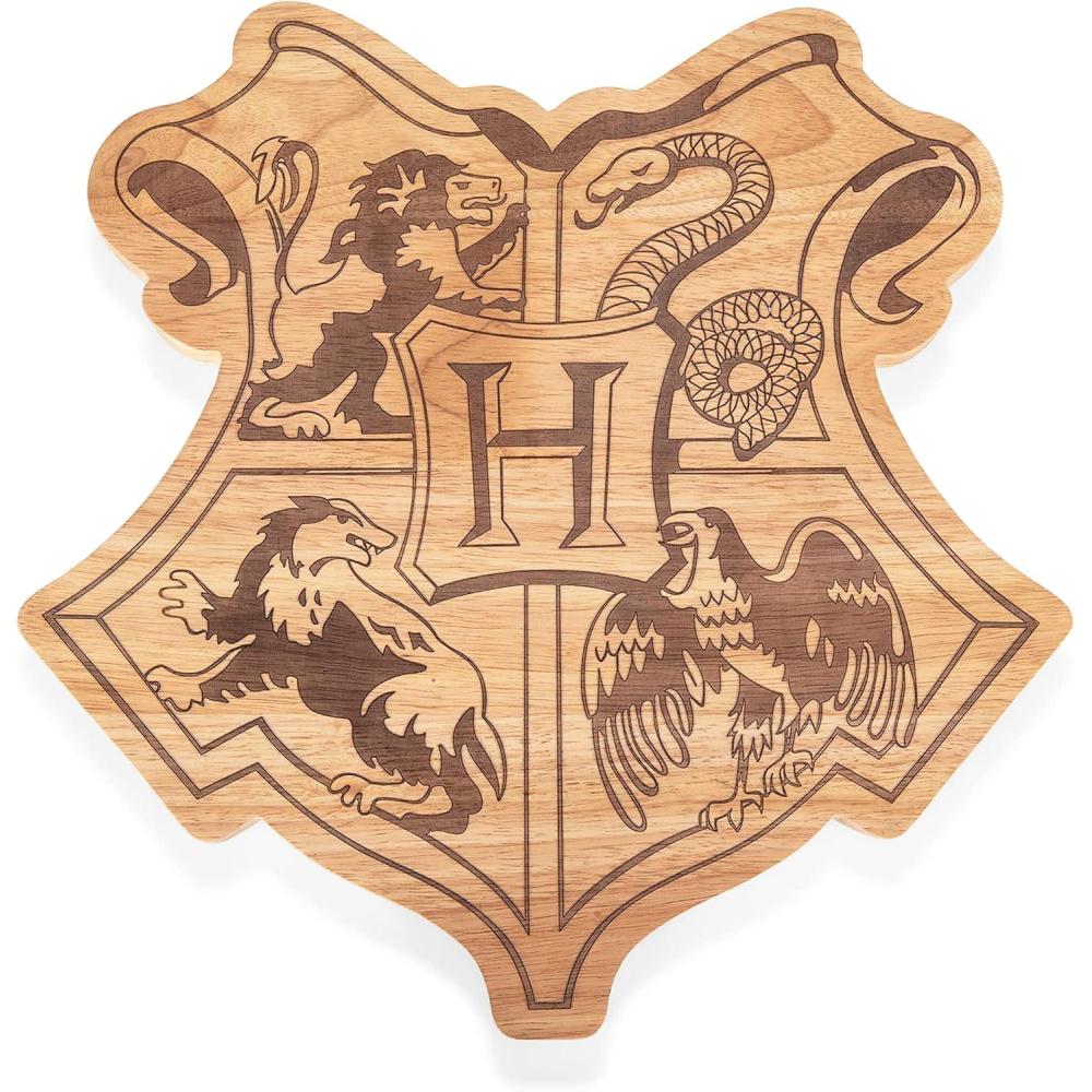 image:imagePICNIC TIME Harry Potter Hogwarts Crest 16 Serving Board Charcuterie Board Serving Tray Cutting Board Parawood Harry Potter Hogwarts 16 X 16 Parawood 16 x 16 x 075