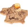 PICNIC TIME Harry Potter Hogwarts Crest 16″ Serving Board, Charcuterie Board, Serving Tray, Cutting Board (Parawood), Harry Potter Hogwarts 16″ X 16″ – Parawood, 16 x 16 x 0.75