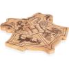 PICNIC TIME Harry Potter Hogwarts Crest 16″ Serving Board, Charcuterie Board, Serving Tray, Cutting Board (Parawood), Harry Potter Hogwarts 16″ X 16″ – Parawood, 16 x 16 x 0.75
