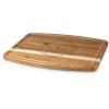 PICNIC TIME Harry Potter Hufflepuff Ovale Acacia Cutting Board Serving Board Charcuterie Cheese Board with Juice Groove Wizarding Kitchen Decor Gift, (Acacia Wood)(Harry Potter Hufflepuff – Acacia Wood)