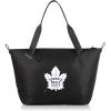 PICNIC TIME NHL Tarana Cooler Tote Bag made with Recycled Materials, Soft Cooler Tote Bag, Upcycled Picnic Cooler, (Carbon Black)(Toronto Maple Leafs)