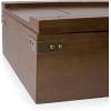 LEGACY – a Picnic Time brand Personalized Whiskey Box Gift Set, Includes Whiskey Glasses, Chillding Stones, and Stone Coasters, (Oak Wood)(Mr and Mr)