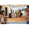 LEGACY Hers and Hers Pilsner Craft Beer Set with 2 Beer Glasses, Personalized Couples Gift For Beer Lovers, Wedding and Anniversary Gift, (Acacia Wood)(Mr and Mr)