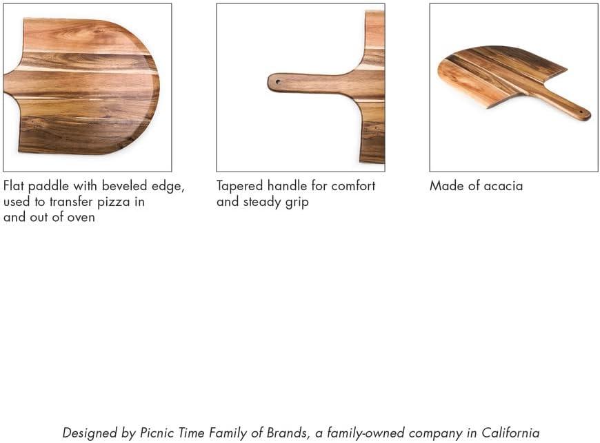 image:imagePICNIC TIME NFL Acacia Wood Pizza Peel Serving Pizza Paddle Bread Peel Acacia WoodIndianapolis Colts