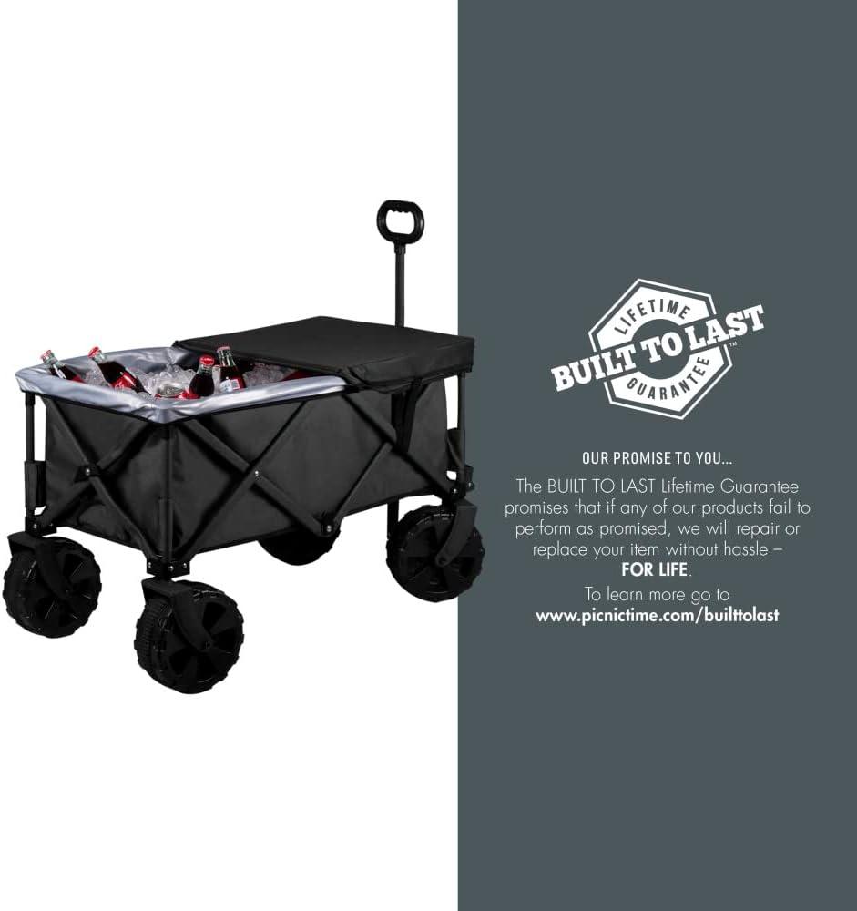 image:imagePICNIC TIME NFL Adventure Wagon Elite AllTerrain Portable Utility WagonCincinnati Bengals