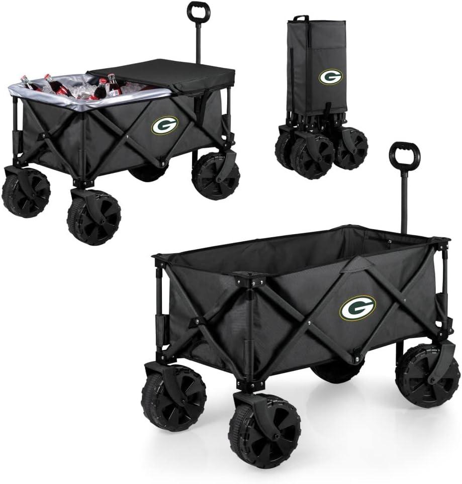 image:imagePICNIC TIME NFL Adventure Wagon Elite AllTerrain Portable Utility WagonGreen Bay Packers
