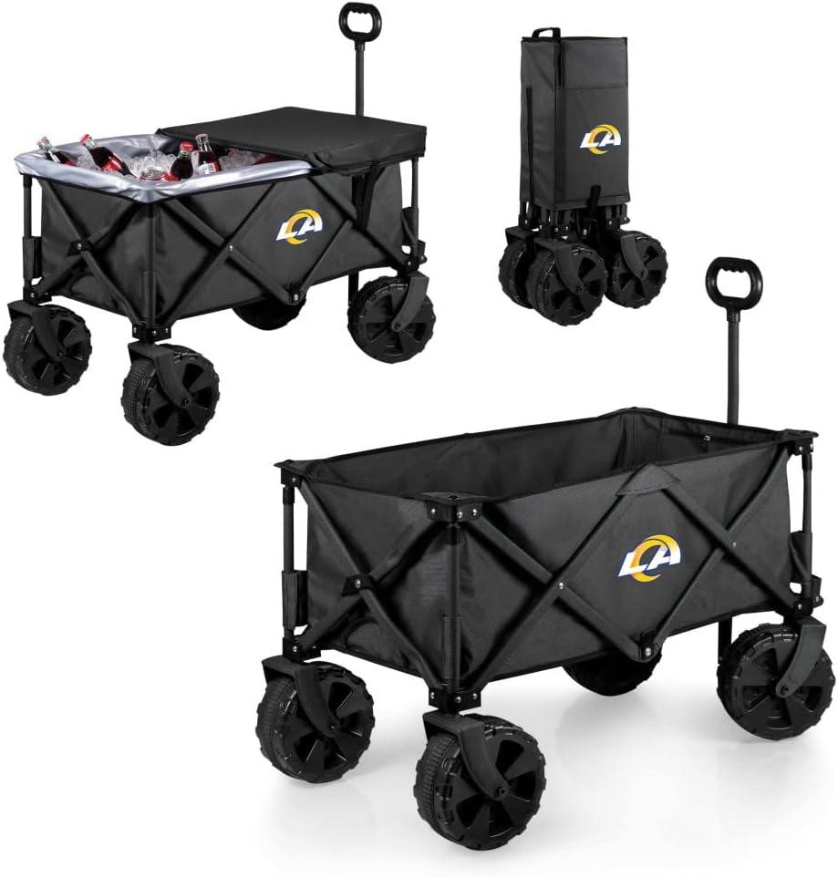 image:imagePICNIC TIME NFL Adventure Wagon Elite AllTerrain Portable Utility WagonLos Angeles Rams