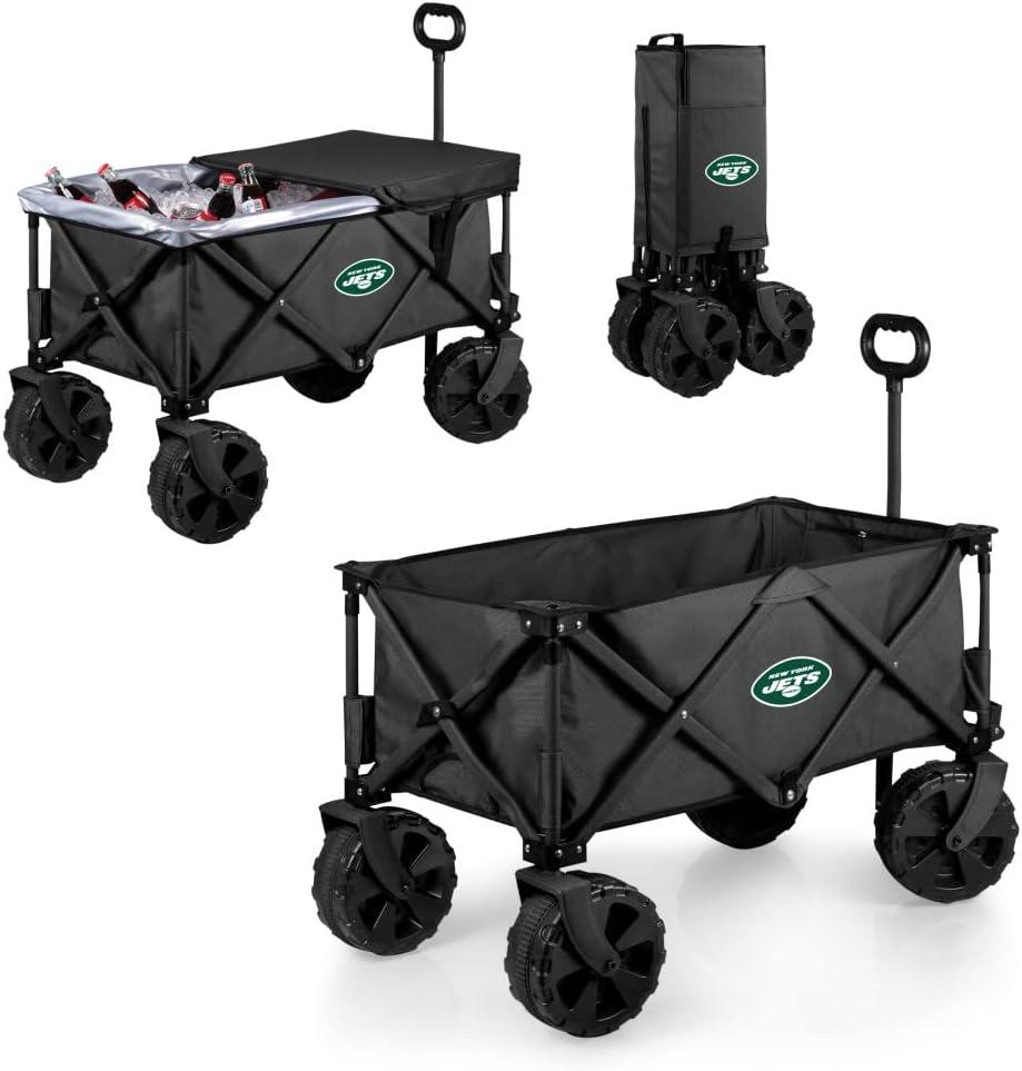 image:imagePICNIC TIME NFL Adventure Wagon Elite AllTerrain Portable Utility WagonNew York Jets