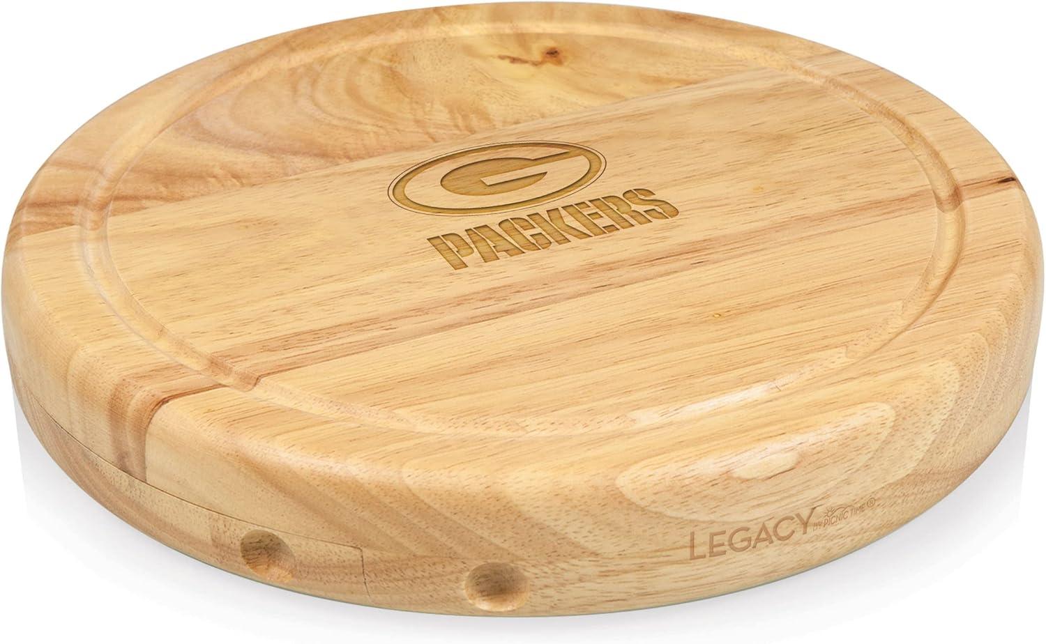 image:imagePICNIC TIME NFL Circo Cheese Board and Knife Set Charcuterie Board Set Wood Cutting BoardGreen Bay Packers