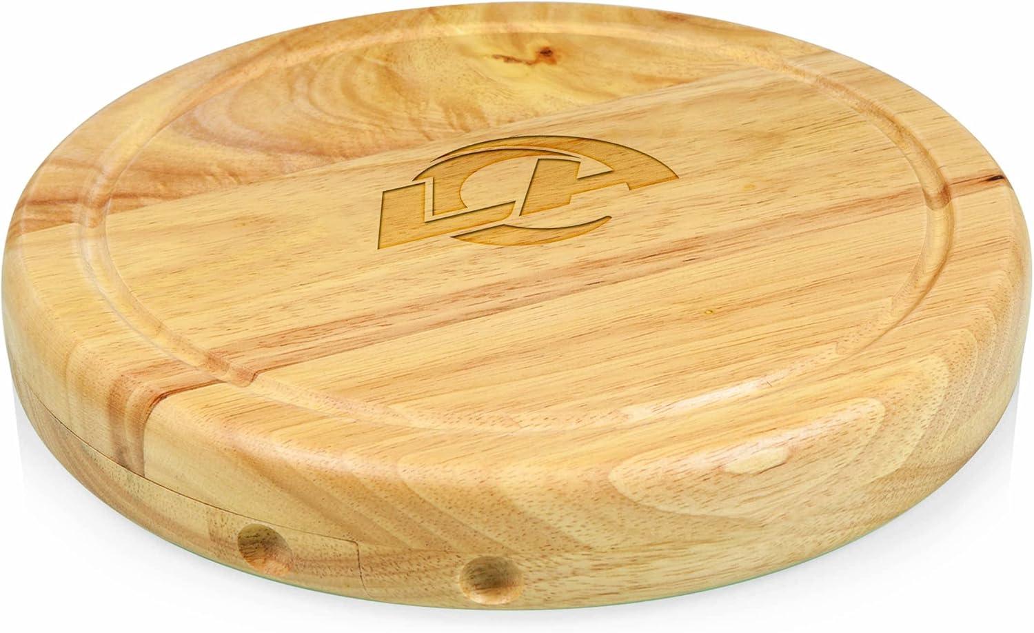 image:imagePICNIC TIME NFL Circo Cheese Board and Knife Set Charcuterie Board Set Wood Cutting BoardLos Angeles Rams