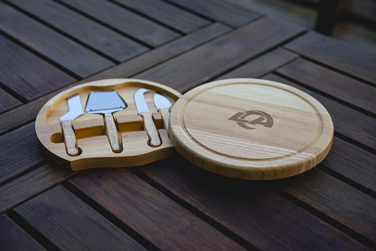 image:imagePICNIC TIME NFL Circo Cheese Board and Knife Set Charcuterie Board Set Wood Cutting BoardLos Angeles Rams