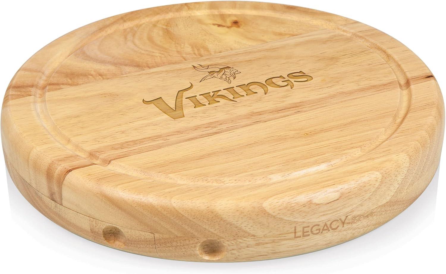 image:imagePICNIC TIME NFL Circo Cheese Board and Knife Set Charcuterie Board Set Wood Cutting BoardMinnesota Vikings