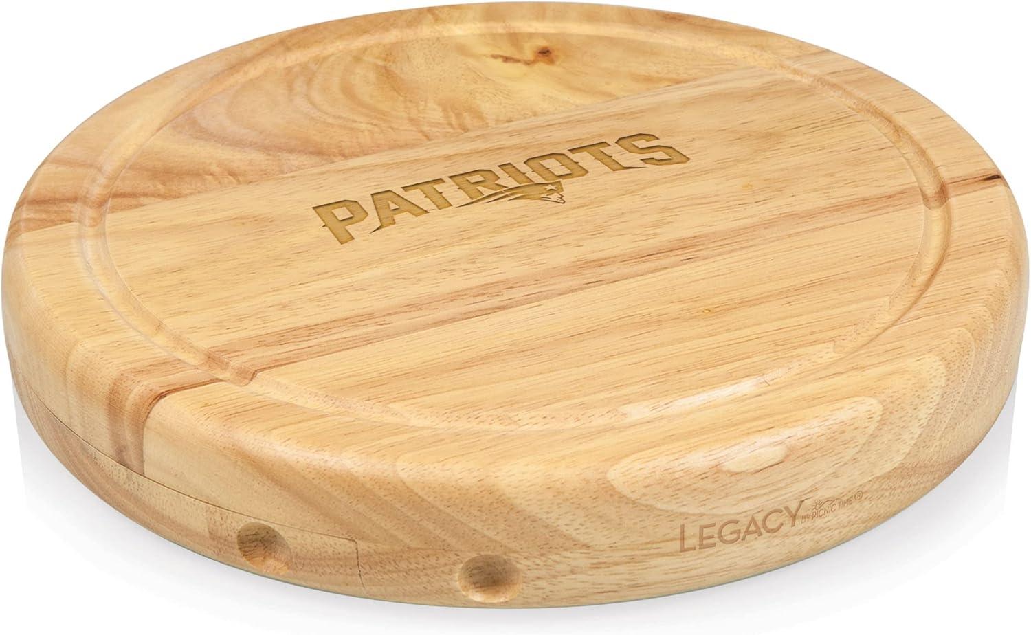 image:imagePICNIC TIME NFL Circo Cheese Board and Knife Set Charcuterie Board Set Wood Cutting BoardNew England Patriots
