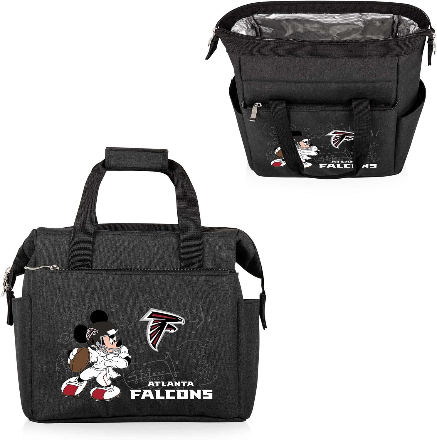image:imagePICNIC TIME NFL Mickey Mouse On The Go Lunch Bag Soft Cooler Lunch Box Insulated Lunch Bag BlackAtlanta Falcons