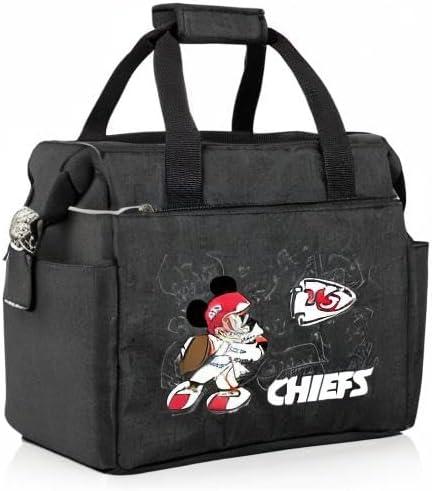 image:imagePICNIC TIME NFL Mickey Mouse On The Go Lunch Bag Soft Cooler Lunch Box Insulated Lunch Bag BlackKansas City Chiefs