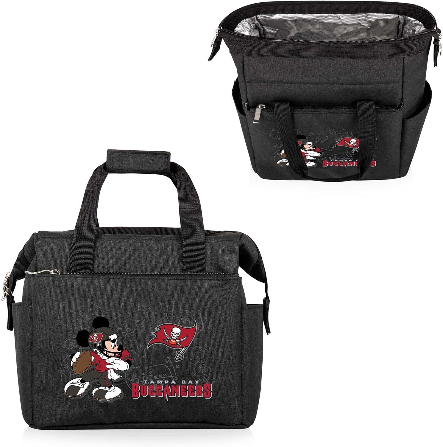 image:imagePICNIC TIME NFL Mickey Mouse On The Go Lunch Bag Soft Cooler Lunch Box Insulated Lunch Bag BlackTampa Bay Buccaneers