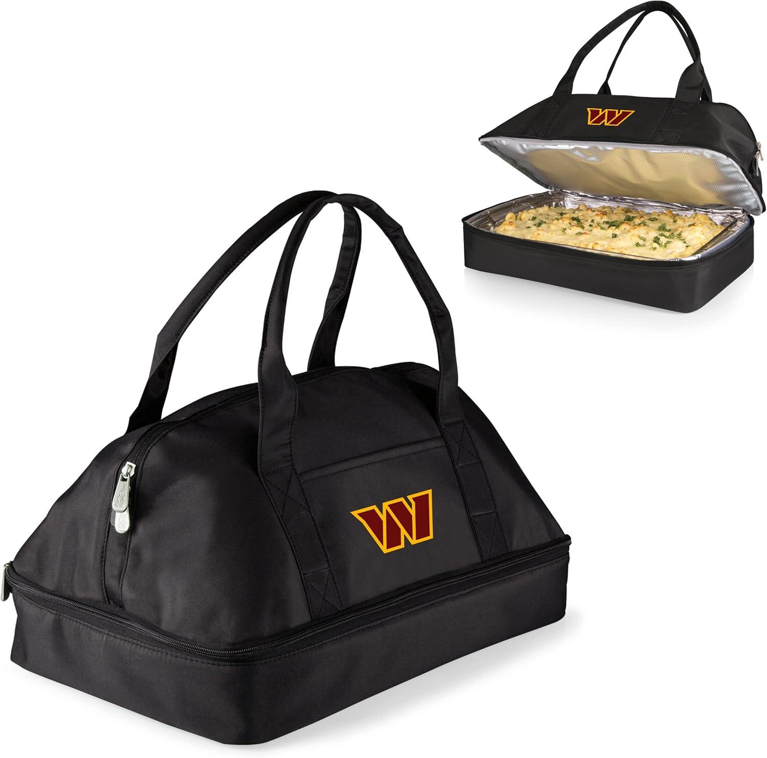 image:imagePICNIC TIME NFL Potluck Casserole Carrier Insulated Thermal Food Carrier Insulated Casserole Carrier BlackWashington Commanders