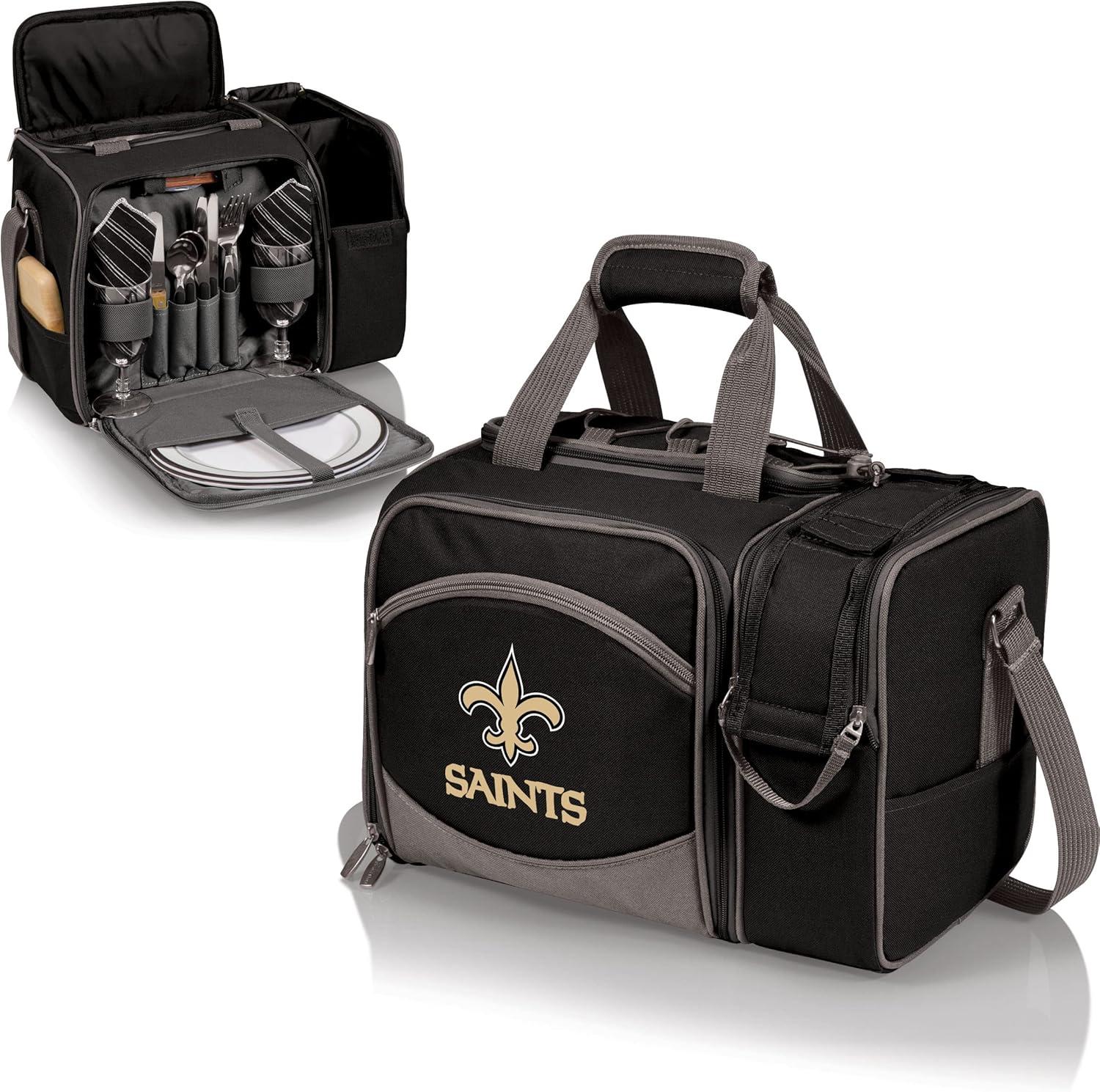 image:imagePICNIC TIME NFL UnisexAdult NFL Malibu Picnic Basket CoolerBlack