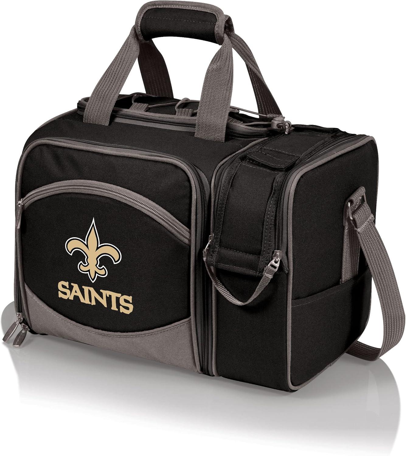 image:imagePICNIC TIME NFL UnisexAdult NFL Malibu Picnic Basket CoolerBlack