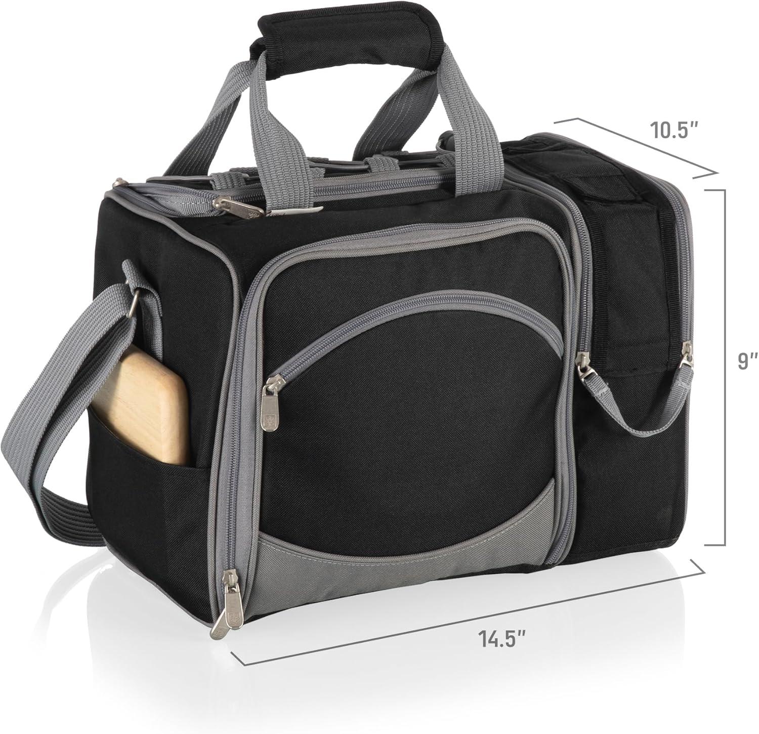 image:imagePICNIC TIME NFL UnisexAdult NFL Malibu Picnic Basket CoolerBlack