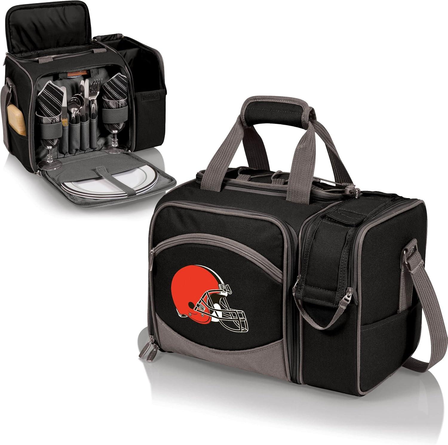 image:imagePICNIC TIME NFL UnisexAdult NFL Malibu Picnic Basket CoolerBlack