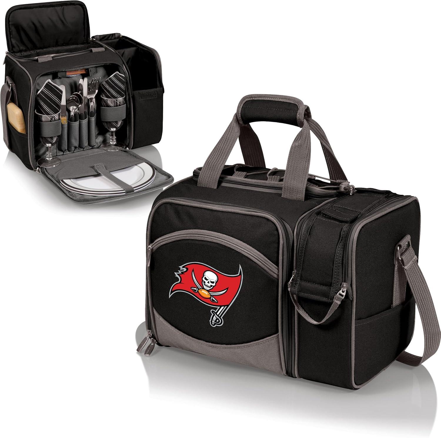 image:imagePICNIC TIME NFL UnisexAdult NFL Malibu Picnic Basket CoolerBlack