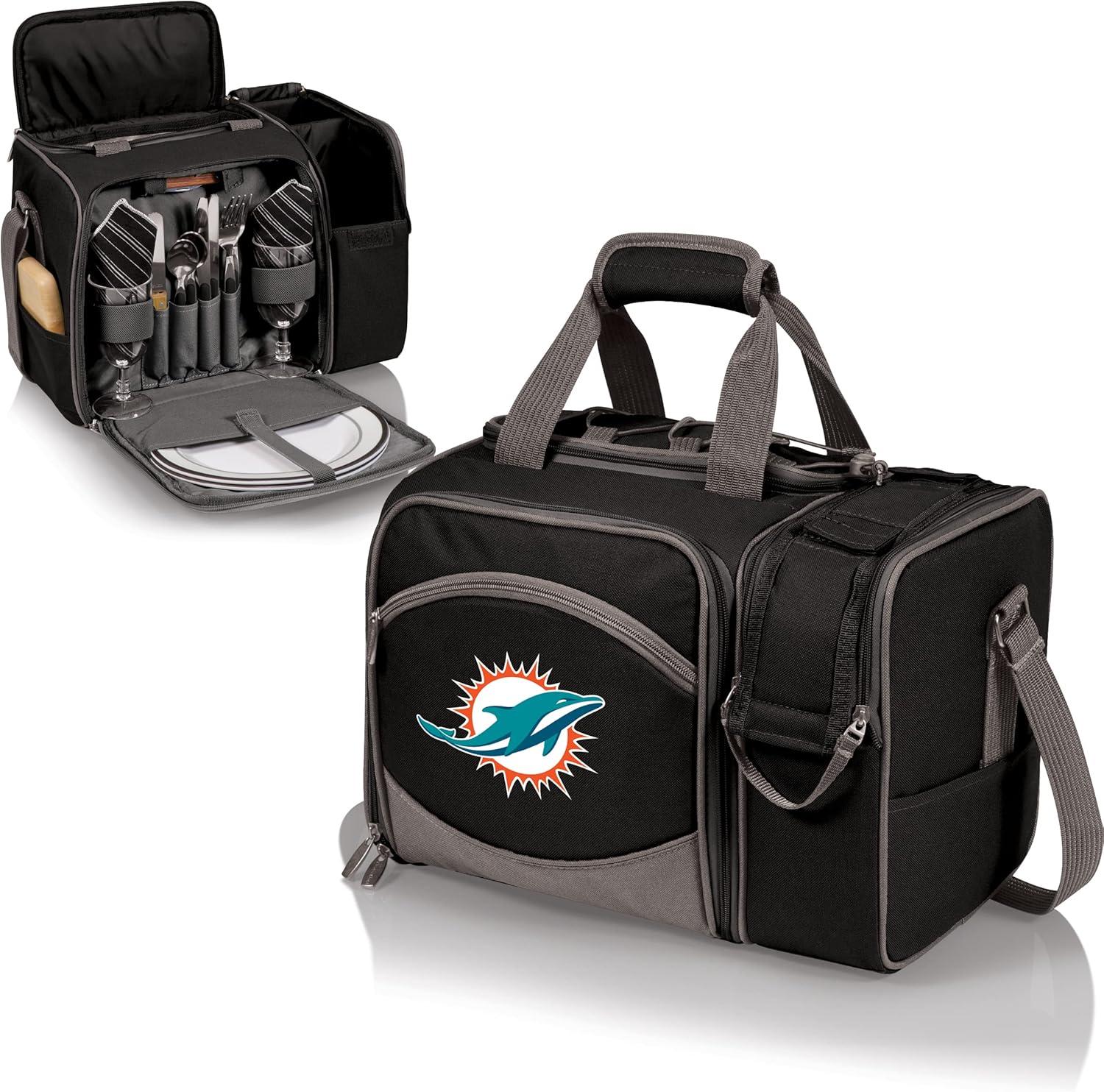 image:imagePICNIC TIME NFL UnisexAdult NFL Malibu Picnic Basket CoolerBlack