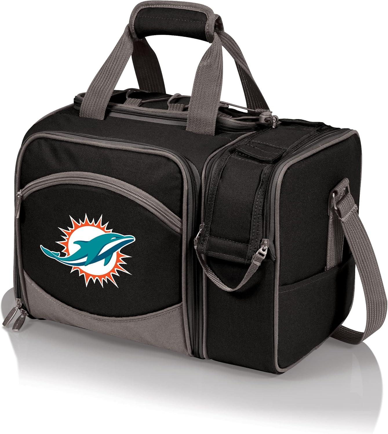 image:imagePICNIC TIME NFL UnisexAdult NFL Malibu Picnic Basket CoolerBlack