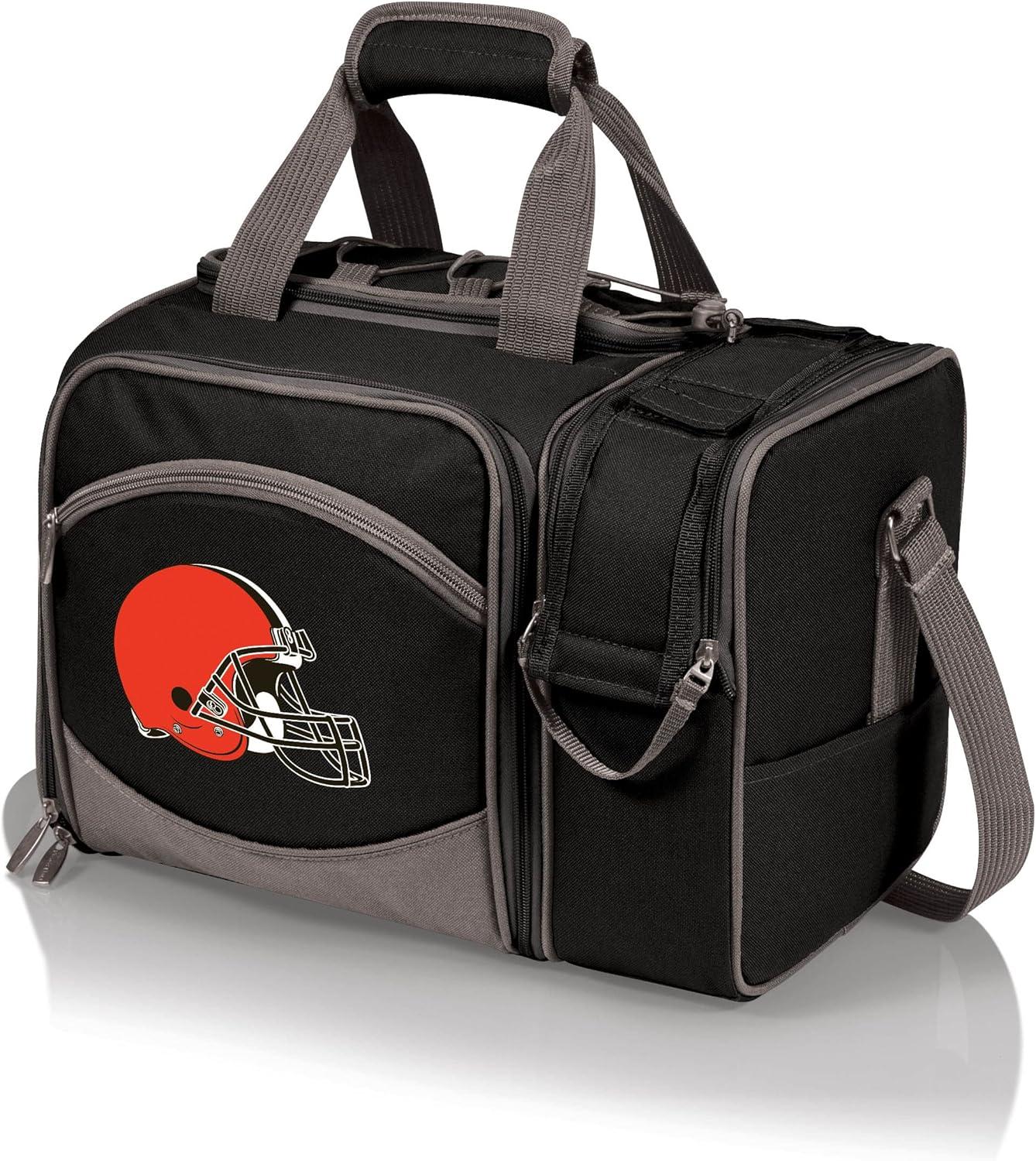 image:imagePICNIC TIME NFL UnisexAdult NFL Malibu Picnic Basket CoolerBlack