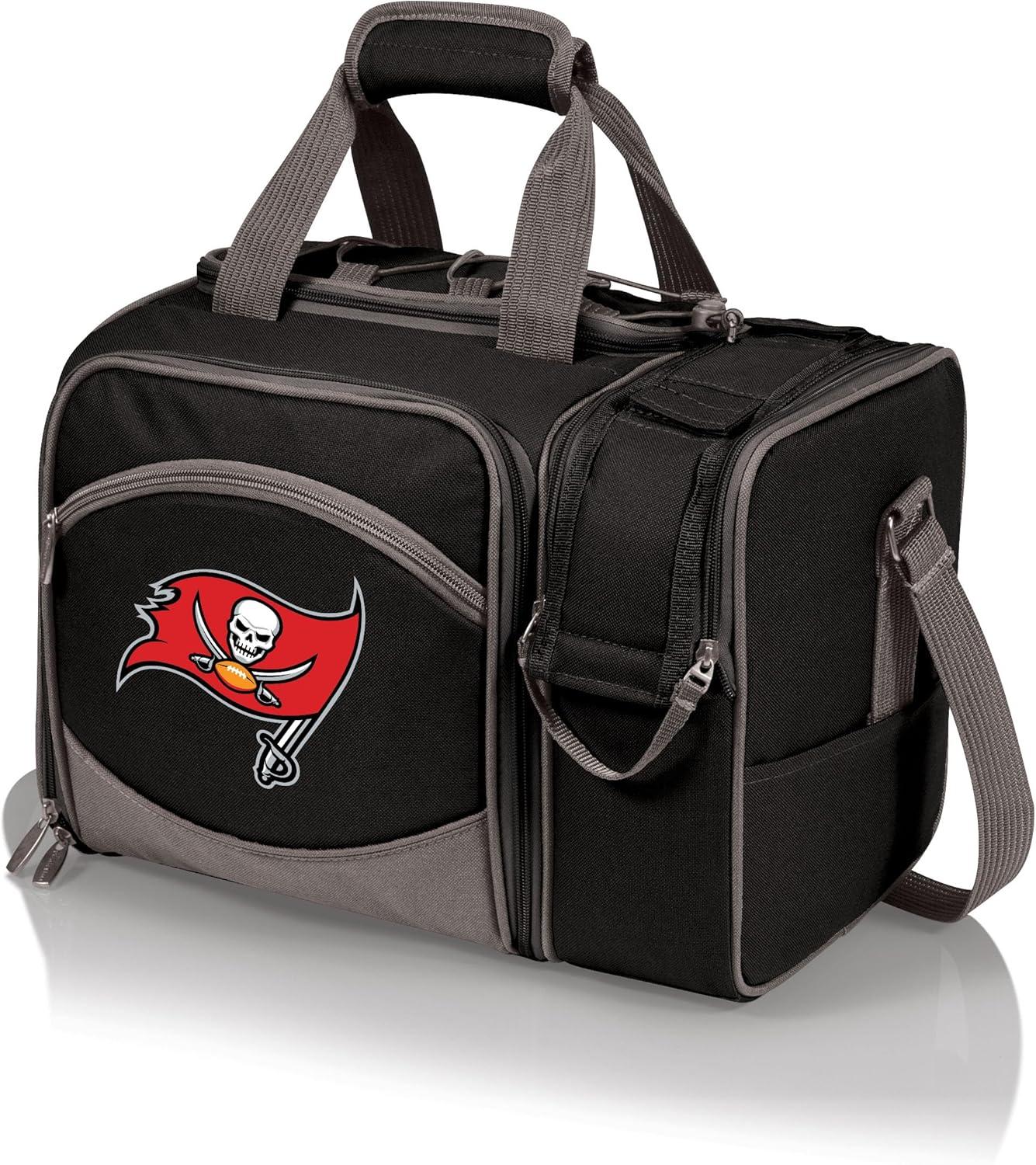 image:imagePICNIC TIME NFL UnisexAdult NFL Malibu Picnic Basket CoolerBlack