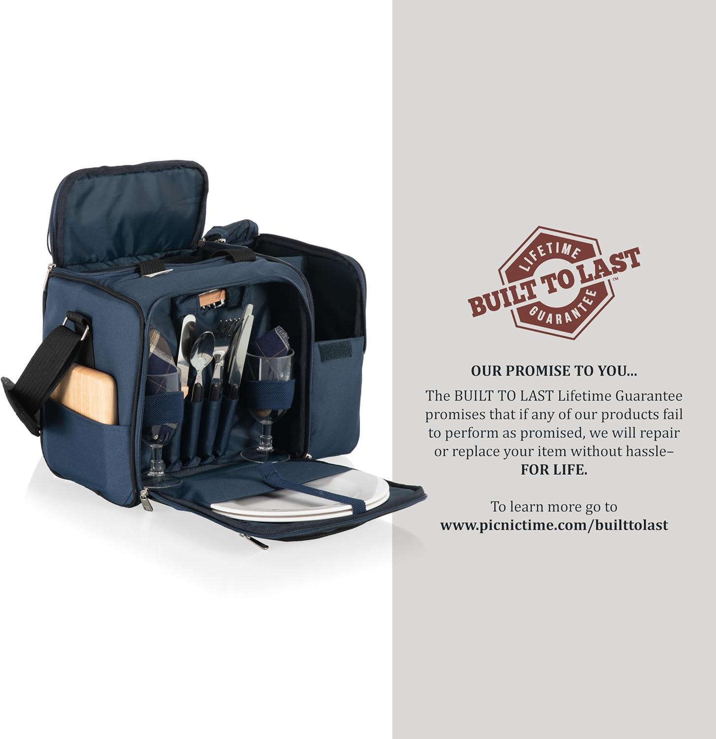 image:imagePICNIC TIME NFL UnisexAdult NFL Malibu Picnic Basket CoolerNavy