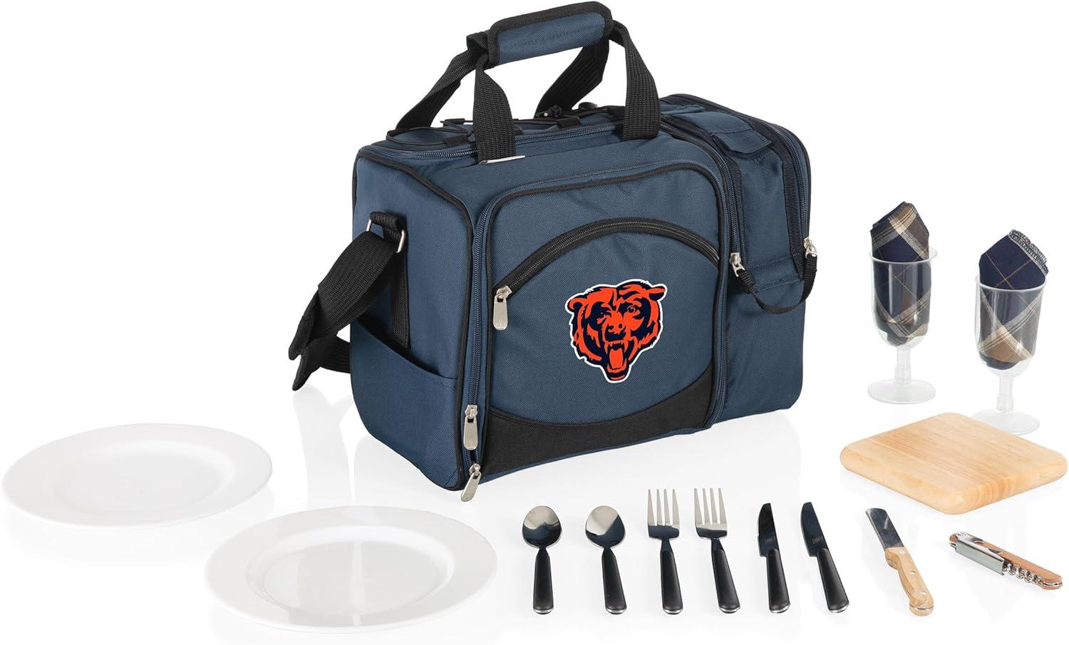 image:imagePICNIC TIME NFL UnisexAdult NFL Malibu Picnic Basket CoolerNavy