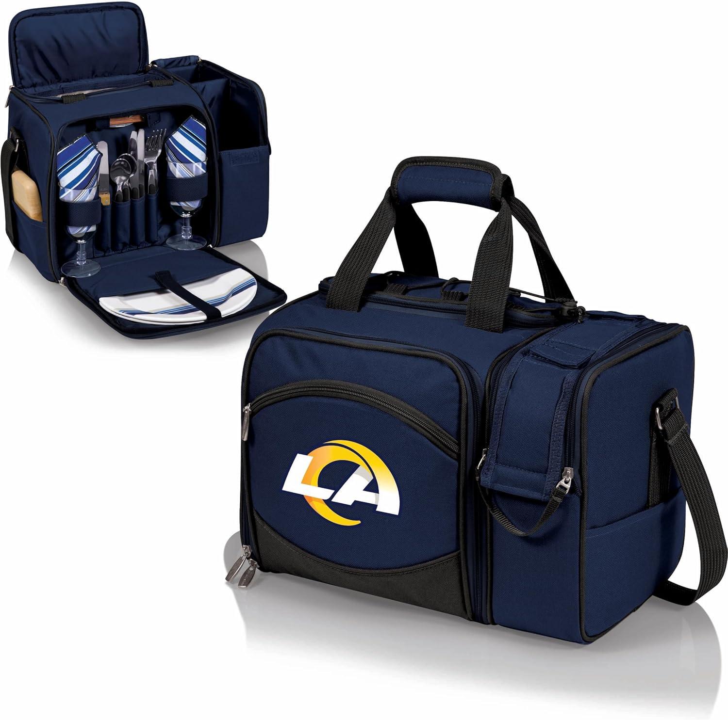 image:imagePICNIC TIME NFL UnisexAdult NFL Malibu Picnic Basket CoolerNavy
