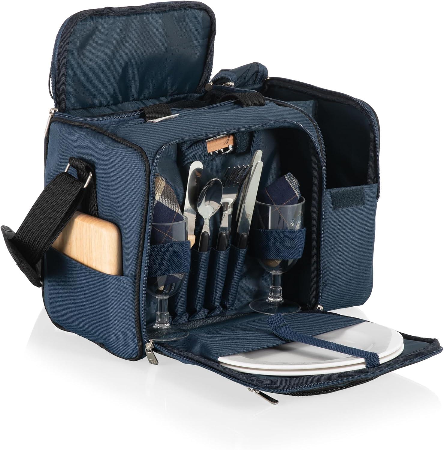image:imagePICNIC TIME NFL UnisexAdult NFL Malibu Picnic Basket CoolerNavy