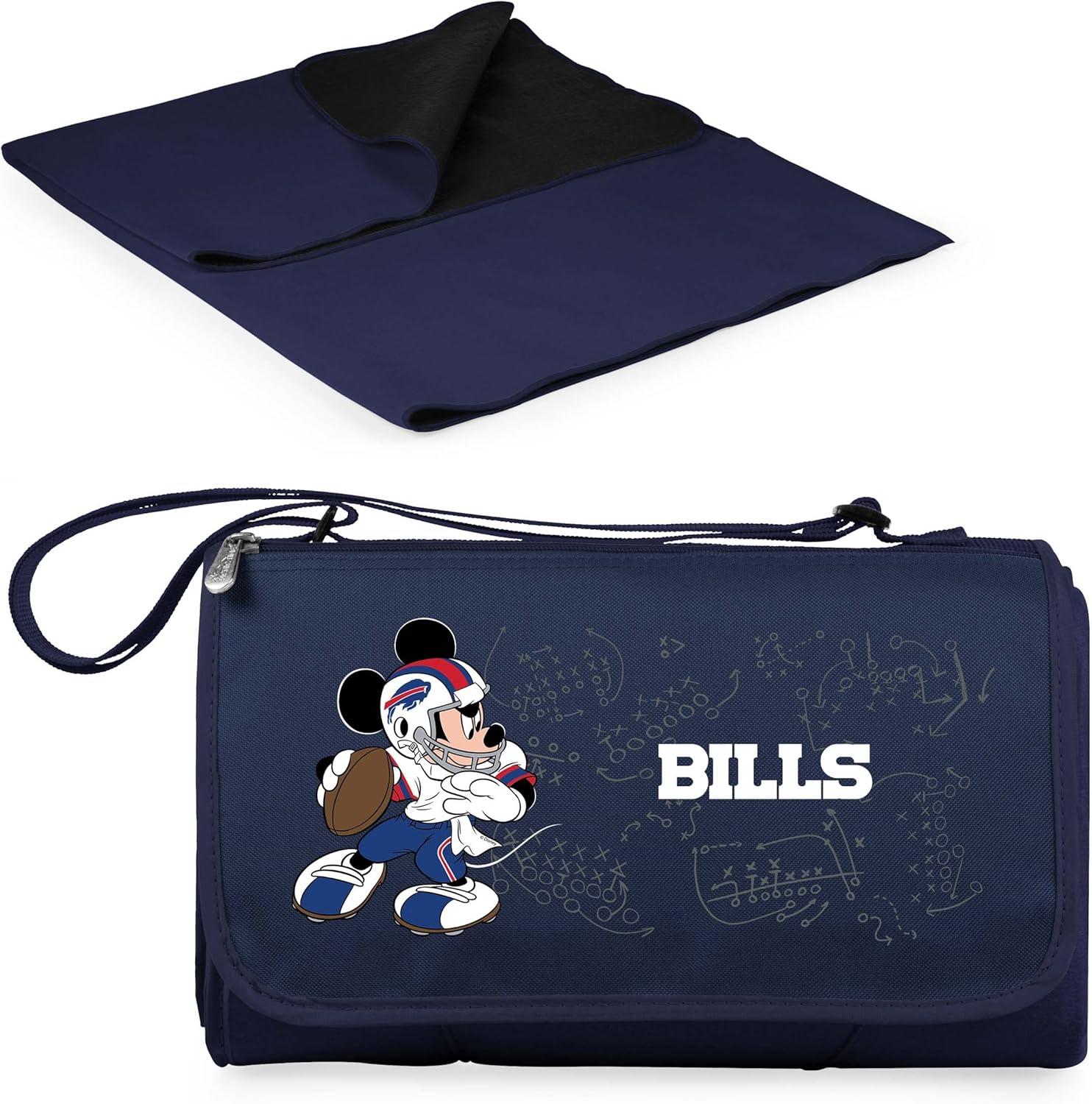 image:imagePICNIC TIME NFL UnisexAdult NFL Mickey Blanket Tote Outdoor Picnic BlanketBlue