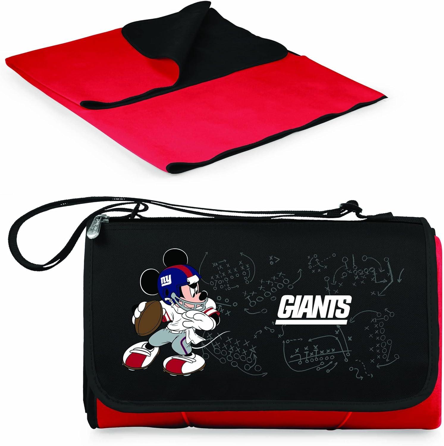 image:imagePICNIC TIME NFL UnisexAdult NFL Mickey Blanket Tote Outdoor Picnic BlanketRed