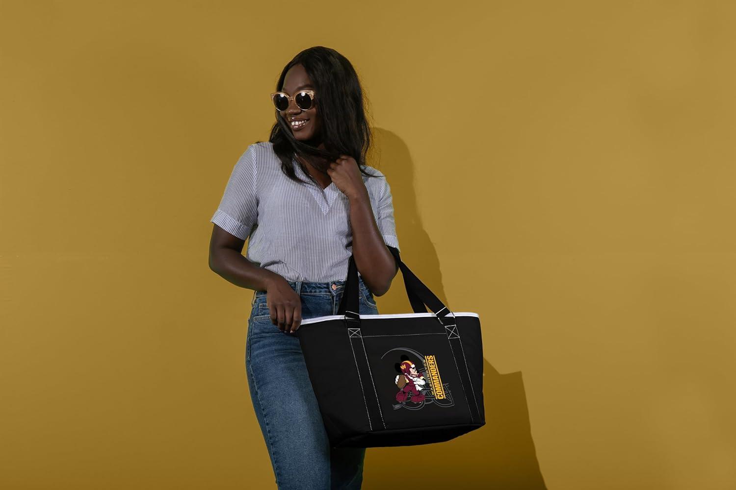 image:imagePICNIC TIME NFL UnisexAdult NFL Mickey Topanga Cooler Tote BagBlack