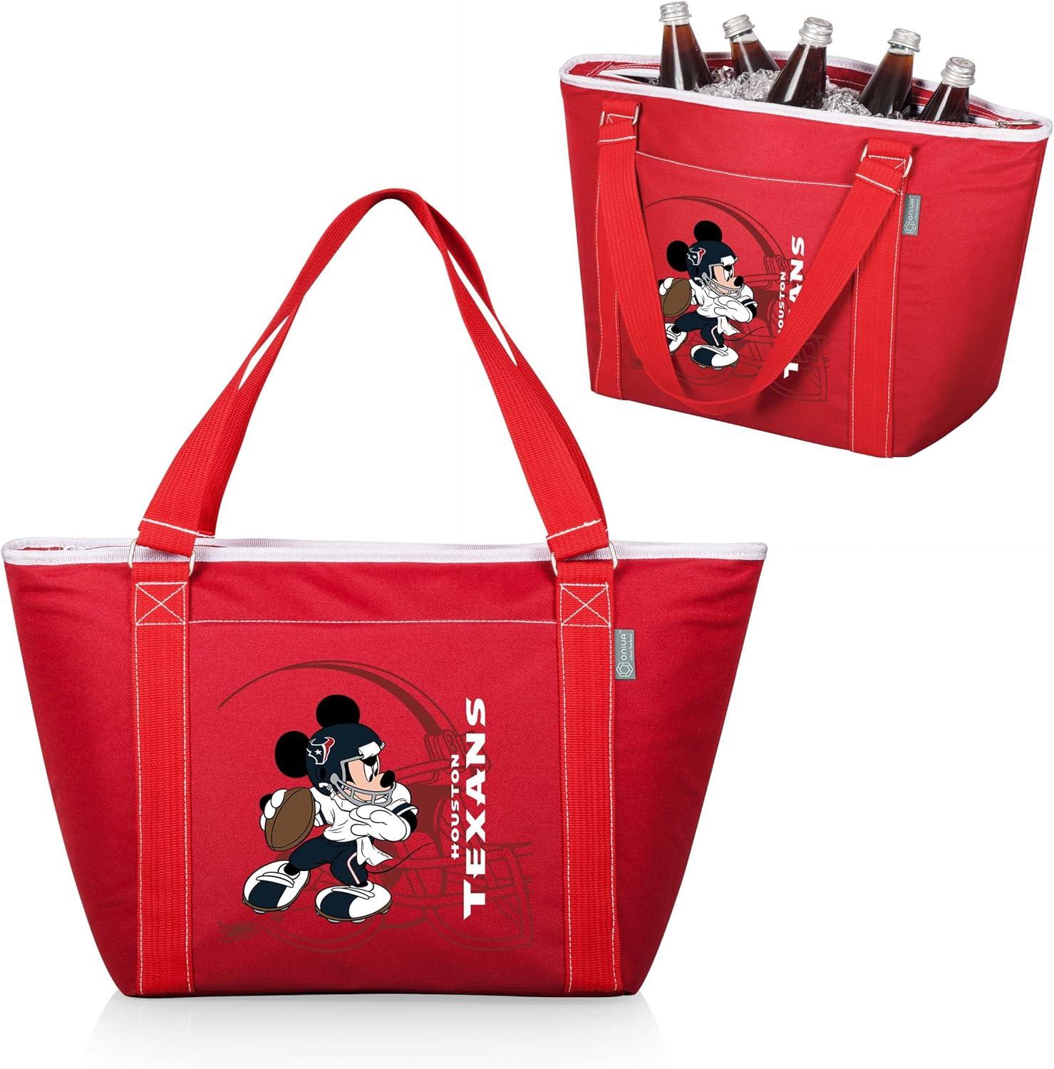 image:imagePICNIC TIME NFL UnisexAdult NFL Mickey Topanga Cooler Tote BagRed