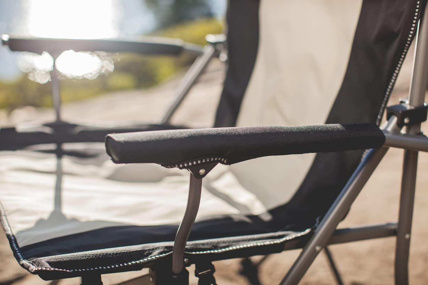 image:imagePicnic TIME NFL Buffalo Bills Big Bear XXL Camp Chair with Cooler Heavy Duty Beach Chair 500 lb Capacity Camping Chair with Carry Bag Black
