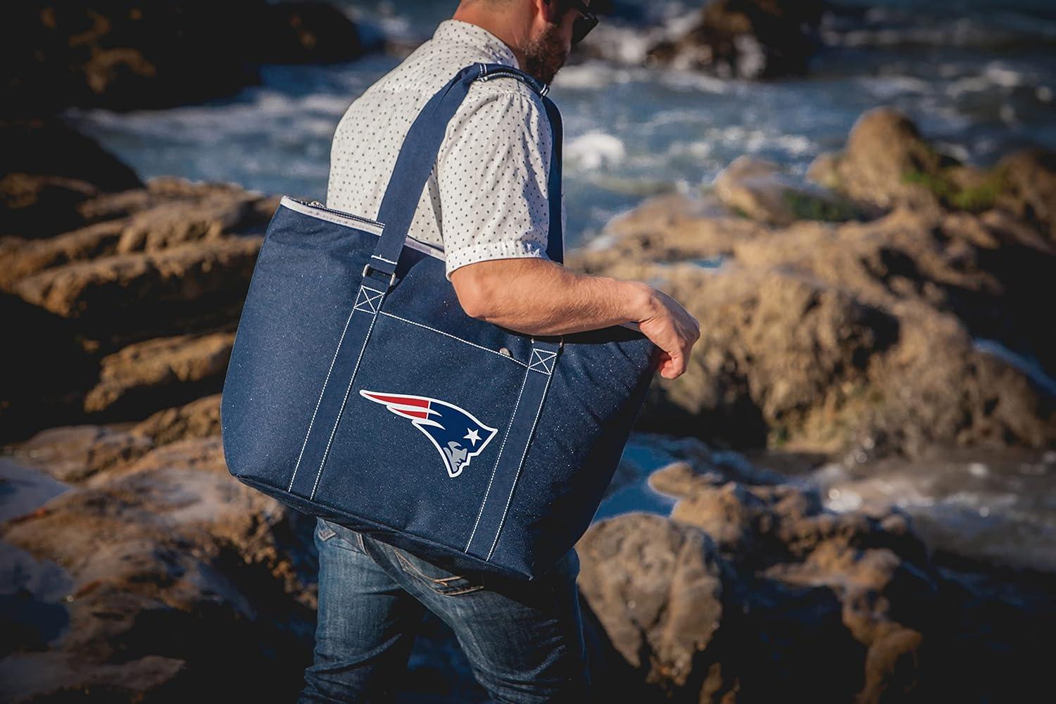 image:imagePicnic TIME NFL Tahoe XL Tote Cooler Bag Soft Cooler Bag Picnic CoolerNavy