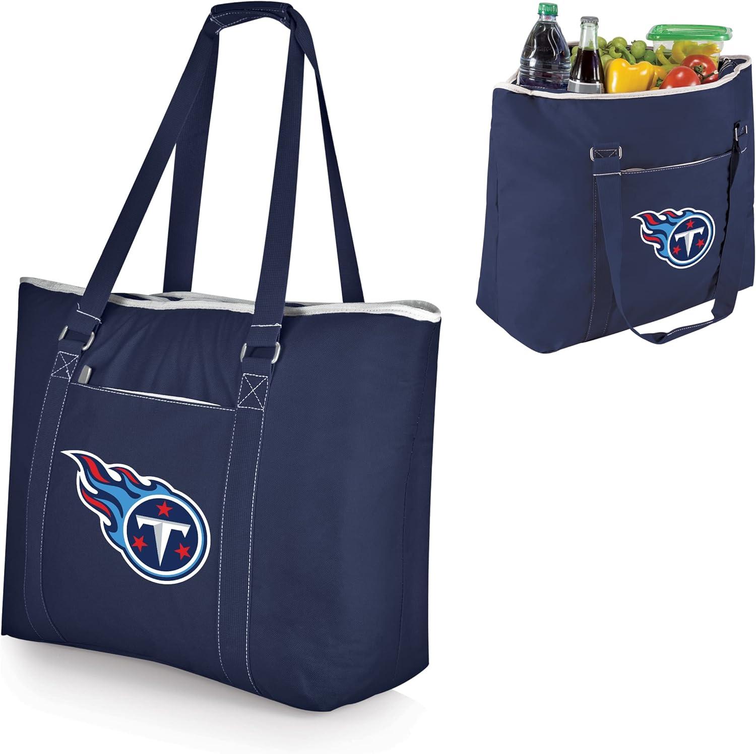 image:imagePicnic TIME NFL Tahoe XL Tote Cooler Bag Soft Cooler Bag Picnic CoolerNavy