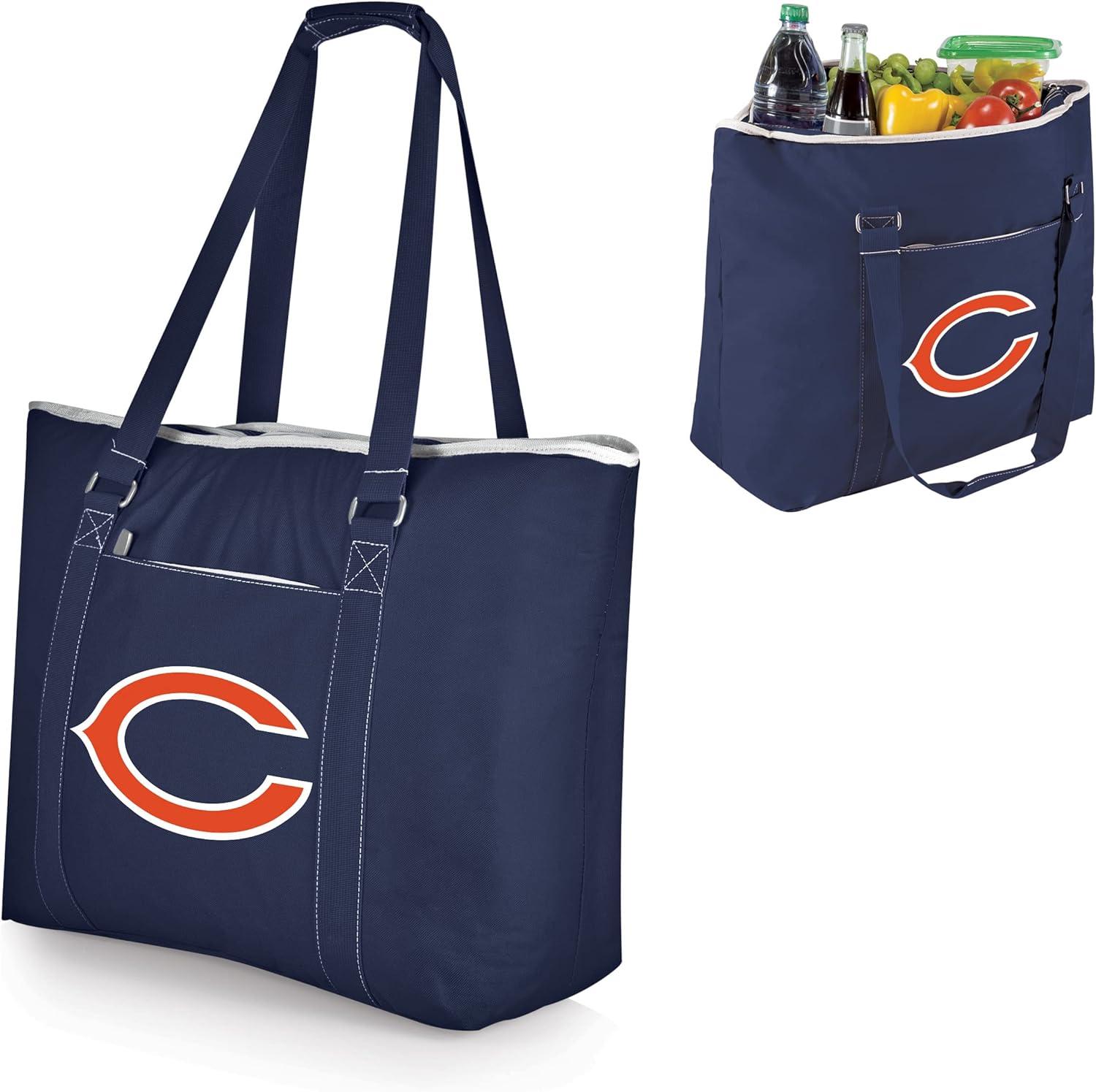 image:imagePicnic TIME NFL Tahoe XL Tote Cooler Bag Soft Cooler Bag Picnic CoolerNavy